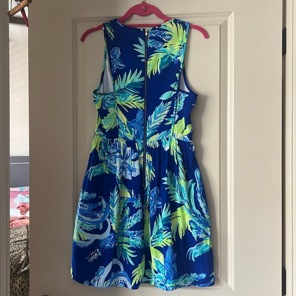 Lilly Pulitzer parrot print dress size 4 - Picture 3 of 4